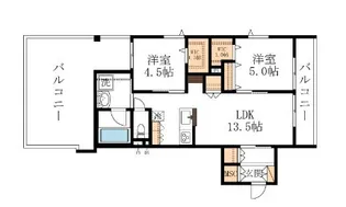 フランメゾン武蔵浦和【2階】の間取り