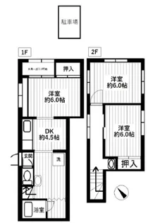東京都江東区枝川1【一戸建】の間取り