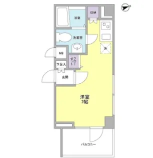 東京都千代田区東神田2【マンション】の間取り