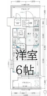 大阪府大阪市浪速区大国2【マンション】の間取り