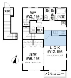 アイビーライト【2階】の間取り