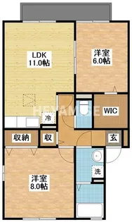 セジュールコンフォート【1階】の間取り