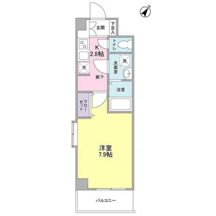ル・ヴィラージュ中目黒【2階】の間取り