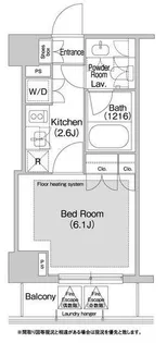 東京都中央区日本橋人形町3【マンション】の間取り