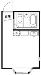 アミール東大前【1階】の間取り