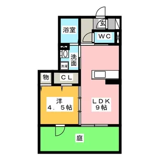 ルーチェ・F【1階】の間取り