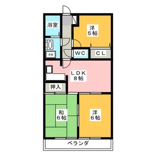 アーガスヒルズ6【3階】の間取り