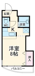 レ・ゾワゾー【1階】の間取り