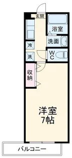 ドゥミエールソフィア【1階】の間取り
