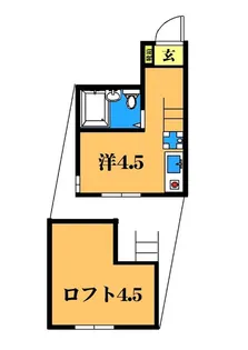 アイアン南大井【1階】の間取り