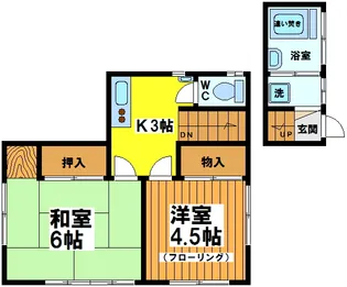内藤荘の間取り
