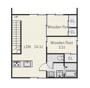 FUSION HOUSE【2階】の間取り