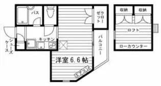 イジェント長津田【2階】の間取り