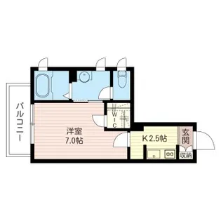 エクラ【3階】の間取り
