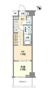 東京都世田谷区松原2【マンション】の間取り
