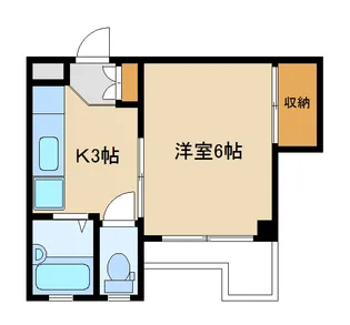 ヴィレッジ荒井【4階】の間取り