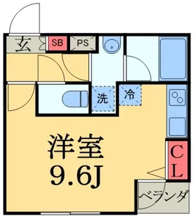 ファーストレジデンス長洲【2階】の間取り