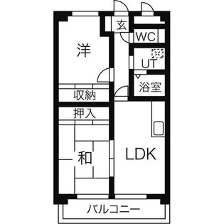 愛知県名古屋市守山区小幡1【マンション】の間取り