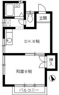 憩荘【2階】の間取り