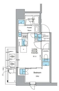 東京都台東区台東3【マンション】の間取り