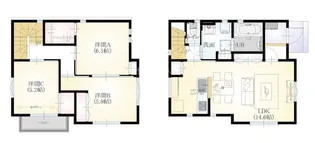 埼玉県ふじみ野市仲3【一戸建】の間取り