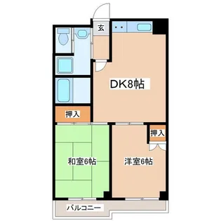 フォルジュ山田【3階】の間取り