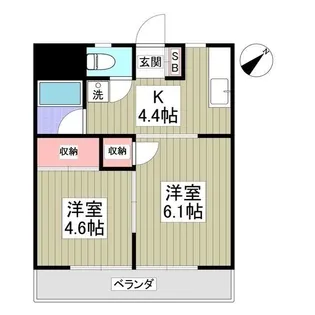 三協コーポ【3階】の間取り