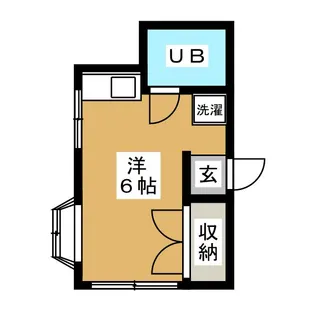 ハイツアサヌマ【2階】の間取り