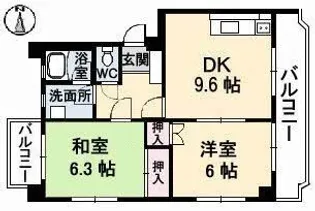 第二大翔ビル【3階】の間取り