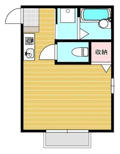 神奈川県川崎市川崎区鋼管通2【アパート】の間取り