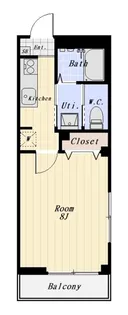 エスポワール大森【2階】の間取り