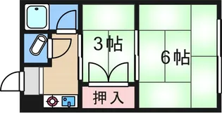 マンションイレブン【1階】の間取り