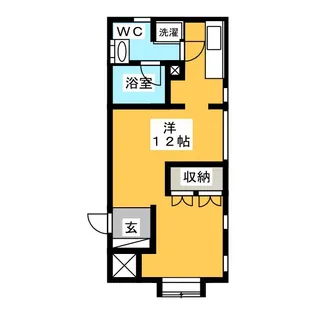 ティノチッタ EAST【1階】の間取り