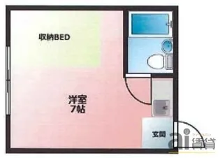 東京都東村山市栄町3【アパート】の間取り