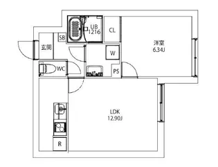 MAXIV CITY文京小石川【3階】の間取り