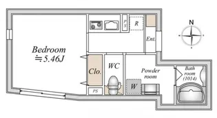 LIVEFLAT巣鴨【3階】の間取り