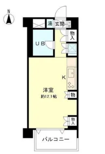 ベルメゾン芝【7階】の間取り