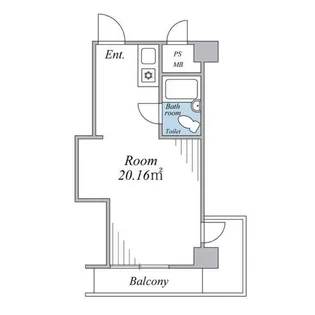 東京ベイビュウ【3階】の間取り