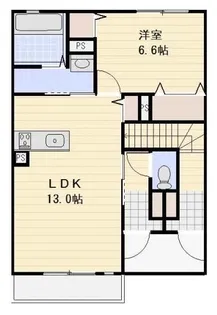 ファミールプレミア【1階】の間取り