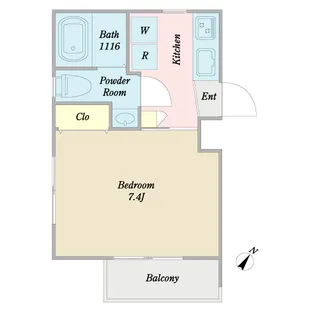 Ajitesano【2階】の間取り