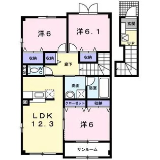 グラン・マティスA【2階】の間取り