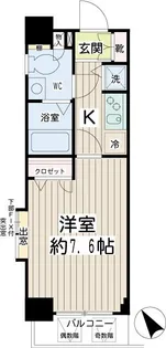 アーバン・スクエア鶴見中央【10階】の間取り
