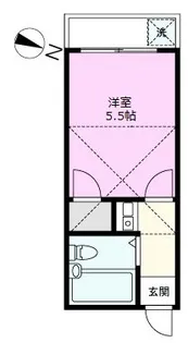 アンシャンテ【2階】の間取り