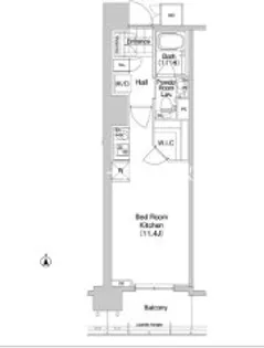 コンフォリア秋葉原EAST【2階】の間取り