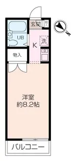 サンクレール大船【1階】の間取り