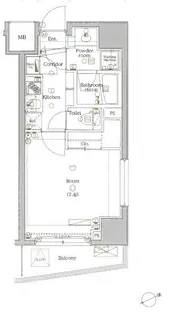 L-Flat三田【10階】の間取り