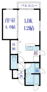 フォルテューヌC棟【1階】の間取り