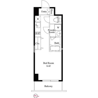 プライマル品川西大井【5階】の間取り