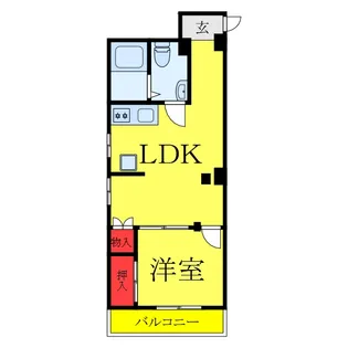 TAS椎名町レジデンス【4階】の間取り