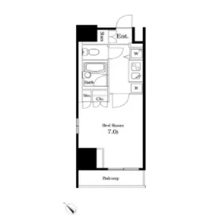 KDX文京千石レジデンス【3階】の間取り